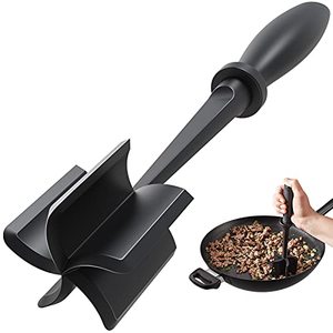 Meat Chopper, Premium Heat Resistant Masher And Smasher For Hamburgers and Ground Beef
