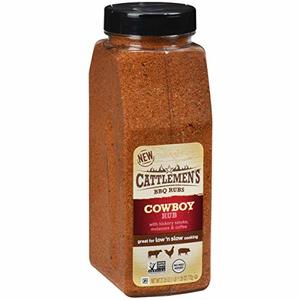 Cattlemen's Cowboy Rub With Hickory Smoke, Molasses And Coffee Flavor