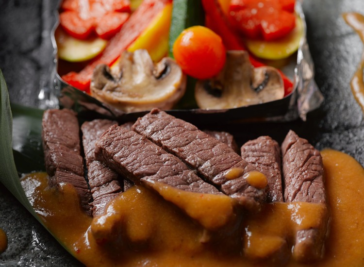 Seared Steak Strips with Mushrooms and Tomatoes Recipe