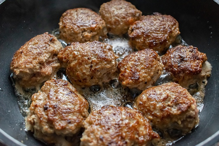 Homemade Pan Fried Meatballs Recipe