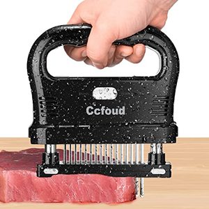 CCFoud Meat Tenderizer for Steak and Beef With Cleaning Brush
