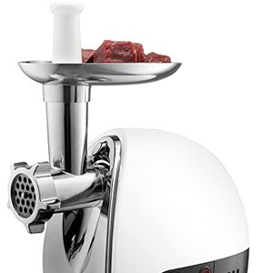 Gourmia Electric Meat Grinder - 3 Stainless Steel Grind Plates