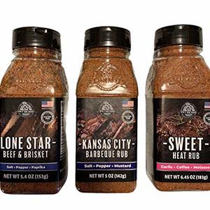A Bundle of 3 Mouth-Watering BBQ Rubs from Pit Boss that are perfect for Grilling, Smoking or Roasting